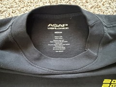 ASAP Rocky ASAP Worldwide Globe Tee Black Medium New Official Merch