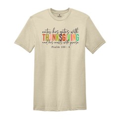 Fall Thanksgiving Shirt, Bible Verse Shirt, Cute Thanksgiving Shirt, Jesus Shirt