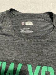 NFL Team Apparel New York Jets Jersey T-Shirt Mens 2XL Gray
