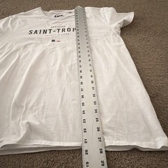 Saint-Tropez Mens T-Shirt Tee 2XL White Goodlife Sueded Crew Neck St Tropez