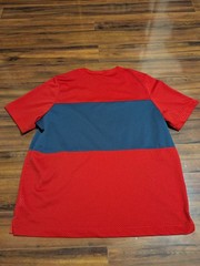 Vintage Nike Air Mesh Colorblock Jersey T Shirt Red Blue Mens XL