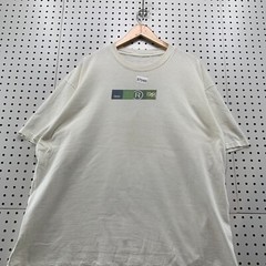 Vintage 90s Mossimo Box Logo Shirt Mens 2XL White Short Sleeve Surf Skate