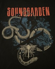 Soundgarden Tour T-Shirt Double Sided Band Tee 2017 Black Adult Size Large