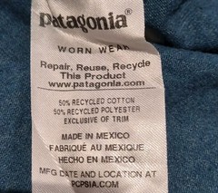 MENS PATAGONIA RESPONSIBILI-TEE SIZE LARGE
