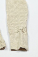 Polo Ralph Lauren Waffle-Knit Thermal Shirt Mens Small Beige Long Sleeve Slim