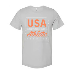 USA Athletic Premium Unisex Graphic T Shirt Modern Sports Shirt For Men And Wome