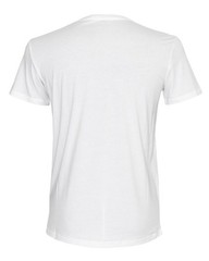 NWT TRUSSARDI Milano T-SHIRT crewneck cotton white black luxury Italy L