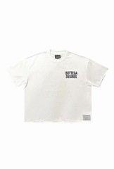 Bottega Desires Men’s White Cotton Graphic Funny Crew Neck T-Shirt Size S