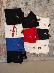 10X Two In The Shirt “Tits” Tees New All XL READ 8 TAGS 2 WITHOUT BUT NEW RARE