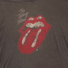 The Rolling Stones Band Crew Neck Short Sleeve T Shirt Mens Size Large L Gray