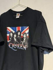 Vintage Queen Shirt XXL 2008 Band Rock Gig Freddie Mercury Y2K Gig Merchandise
