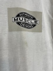 Vintage Muscle Designs Cradle To The Grave Bodybuilding Wolf Mens XL (A566)