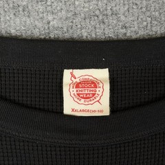Bronson MFG Non Stock Thermal Shirt Mens 2XL Black Waffle Knit Heavy Cotton