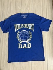 Mens -T Shirt Blue Brooklyn Vertical M