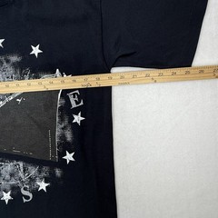 New Bayside America Navy T-Shirt Men’s Black Medium Directional Ship Midshipmen