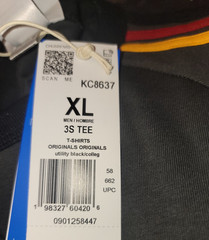 NEW MEN’S ADIDAS ORIGINALS 3-STRIPES CALIFORNIA TEE SHIRT ~SIZE XL #KC867