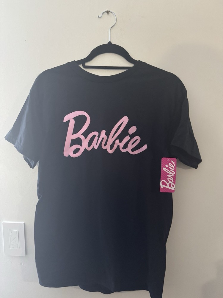 Barbie Signature Logo Adult Size Medium Shirt NEW