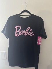Barbie Signature Logo Adult Size Medium Shirt NEW