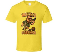 The Big Lebowski Walter Sobchak Retro 80’s Movie Caricature T Shirt