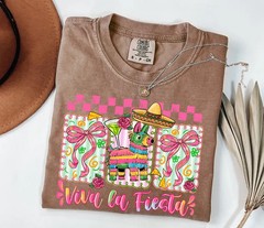 Viva La Fiesta Comfort Tee Shirt Mexican Party Celebration