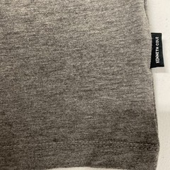 KENNETH COLE Men’s Organic Cotton Blend Crewneck T-Shirt XL GRAY Stretch NEW