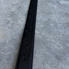Dope black belt With multicoross Buckle