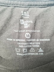 Breaking Bad Say My Name Heisenberg Mr White Men’s Black T Shirt Size Medium M