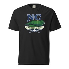 NC Carolina Golf Shirt Vintage Style Tee Mens Golf Gift Dad Premium