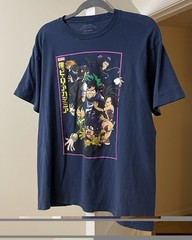 My Hero Academia Anime Graphic Tee Shirt Pullover Funimation Men’s Large