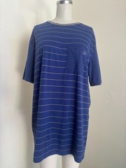 Vintage Y2K Volcom Striped Skate T Shirt Size Large