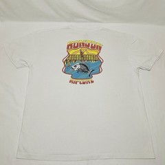 Ron Jon X Rip Curl Men’s XXL Skeleton Fishing Standard Fit T Shirt, Fits Like XL