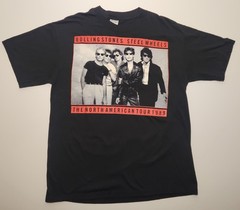 1989 Rolling Stones Steel Wheels North American Tour T-Shirt XL Nice As Pictured