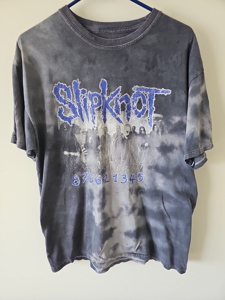 Slipknot Dont Ever Judge Me T Shirt Mens Large – Tie Dye Rock Tee Front & back