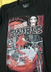 Horror Chucky Leatherface Ghostface Jigsaw Cereal Killers T-Shirt 4pc MEDIUM (Y)