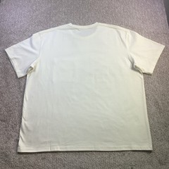 Fjallraven Mens Logo Pocket T-Shirt Eggshell Cream Organic Cotton Size L NWT