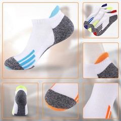 6 Pack Men’s Ankle Low Cut Athletic Tab Socks Sport Comfort Cushion Hosiery