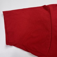 Jerzees Red Crewneck T Shirt Sz XL 50/50 Heavyweight Single Stitch Cuffs