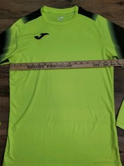 Joma Mens Neon Yellow Long Sleeve Padded Sleeve Soccer Goalie Goal Keeper Set