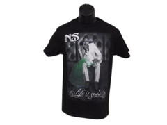 New NAS “Life is Good Tour 2013 Mens Adult Sizes S-M Band Black Concert Shirt
