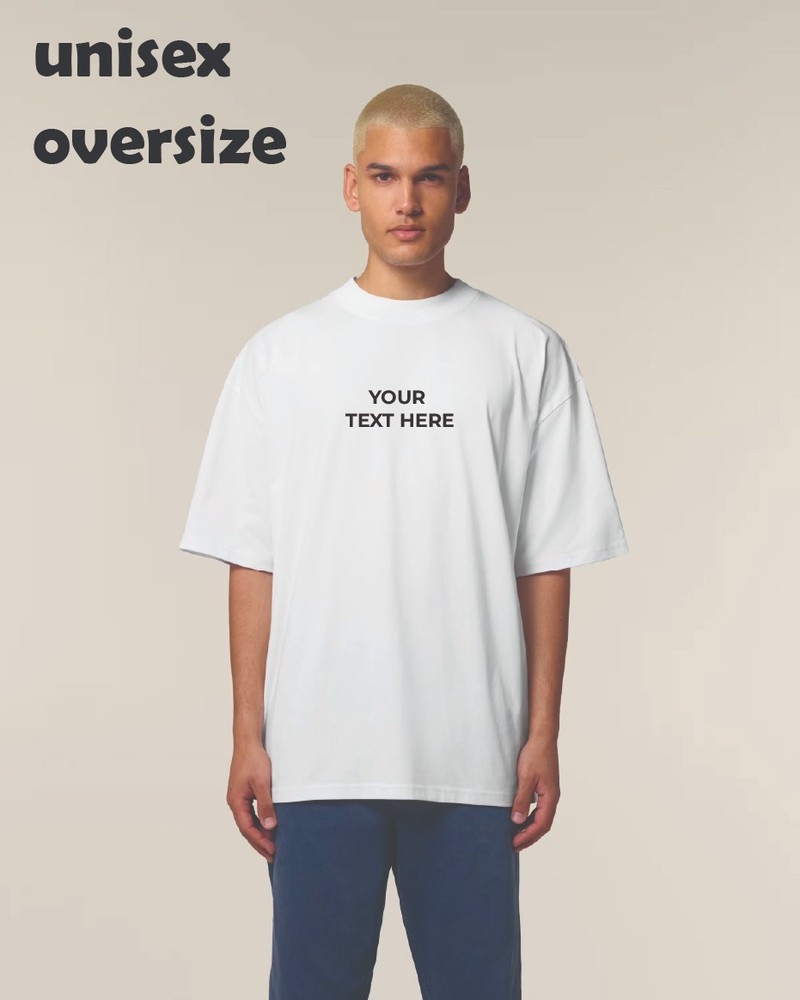 Personalised Customise Embroider T-Shirt Unisex SMALL-LARGE Colours & Fonts