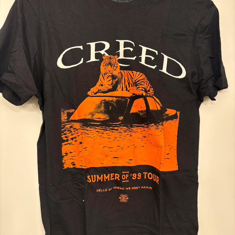 Rare Creed band cotton short sleeve Shirt Unisex All Size R478