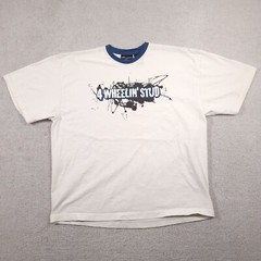 Vintage No Boundaries T Shirt Mens XL Streetwear Racing Grunge 4-Wheelin’ Stud