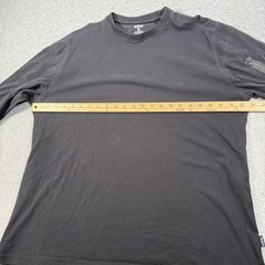 Kuhl Wildfibre Crew Neck T Shirt Black XL Zip Pocket on Sleeve Gorpcore Outdoor