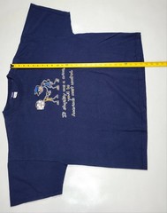 Most Men’s Navy Blue Criminal&Cop Stickman Graphic T-Shirt