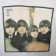 Vintage The Beatles Shirt Mens Large White 90s 1993 For Sale Portrait Art Music