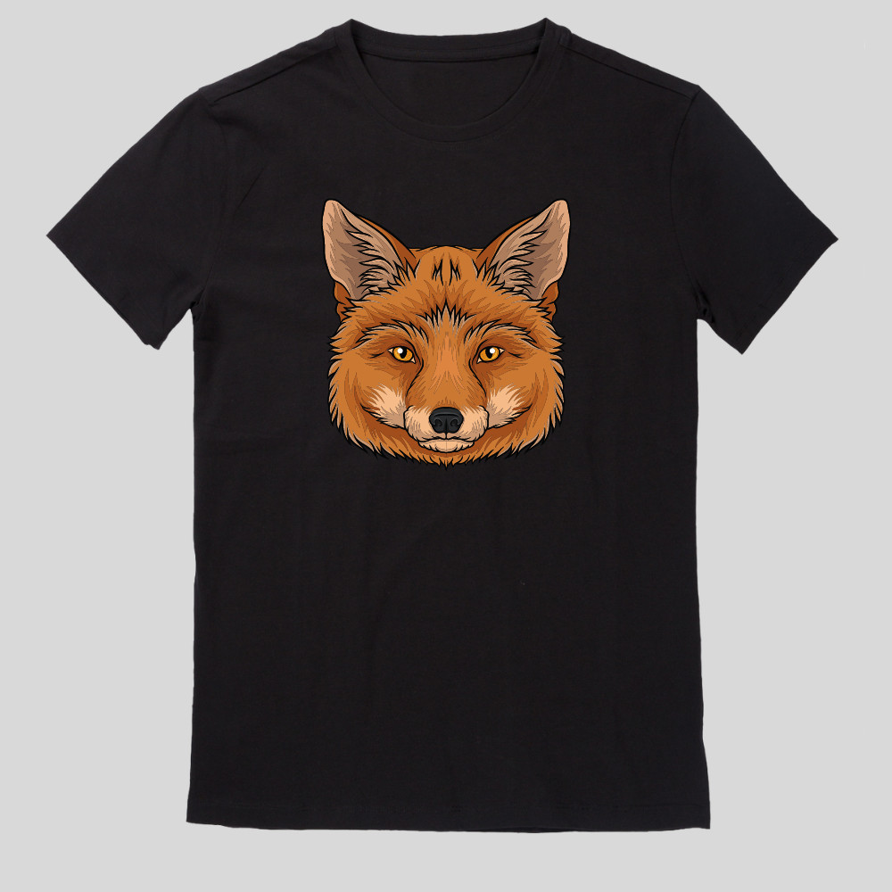Fox Head Drawing Red Fox Men’s T-Shirt