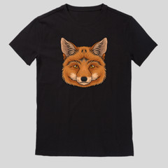 Fox Head Drawing Red Fox Men’s T-Shirt