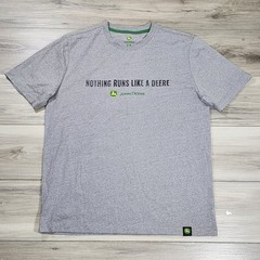 John Deere Graphic Tee Men’s Medium Gray Short Sleeve