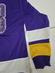 Snoop Dogg Dogg Supply Hockey Jersey Mens Medium Purple Yellow Streetwear Hiphop