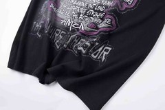 Hell Vintage star T-Shirt Girl Washed Water Made Old Style Short Sleeve T-shirt